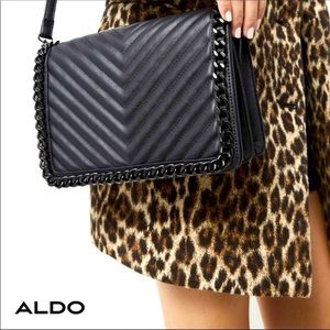 Aldo Greenwald Quilted Chained Crossbody Bag